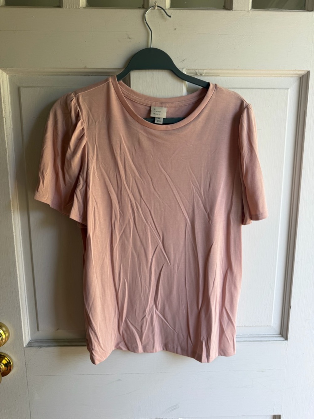 Maison Jules Blush Short Sleeve Crewneck Tee